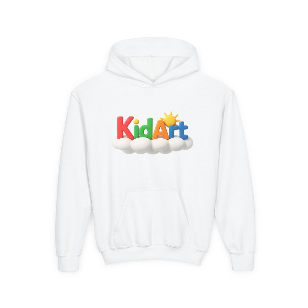 KidArt Official "Star Artist" Youth Hoodie | Colorful Paint Splatter Pullover