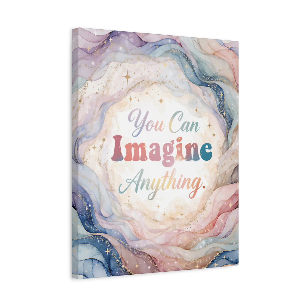 You Can Imagine Anything Inspirational Wall Art Print