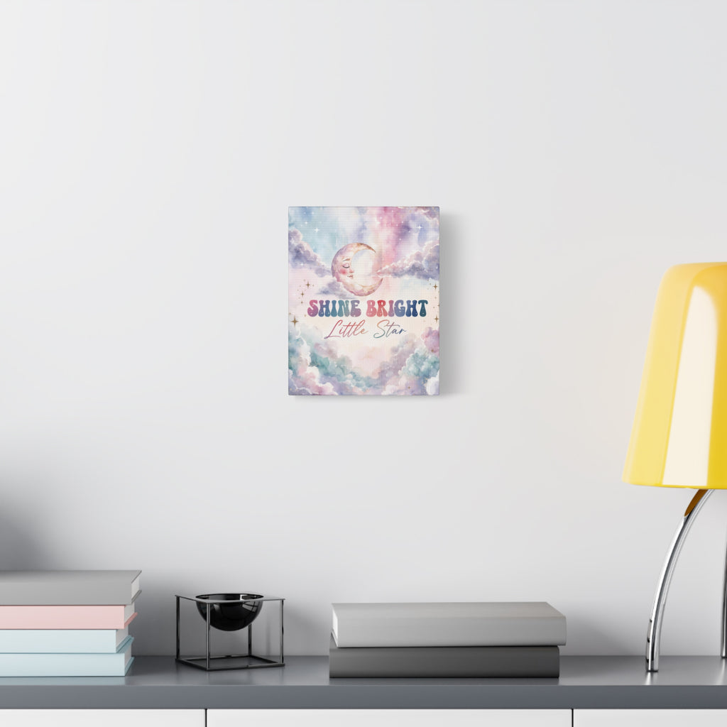 Shine Bright Little Star Inspirational Wall Art Print