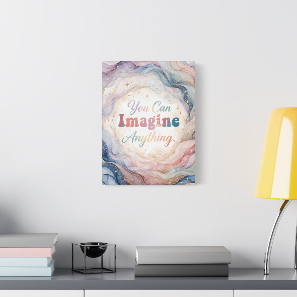 You Can Imagine Anything Inspirational Wall Art Print