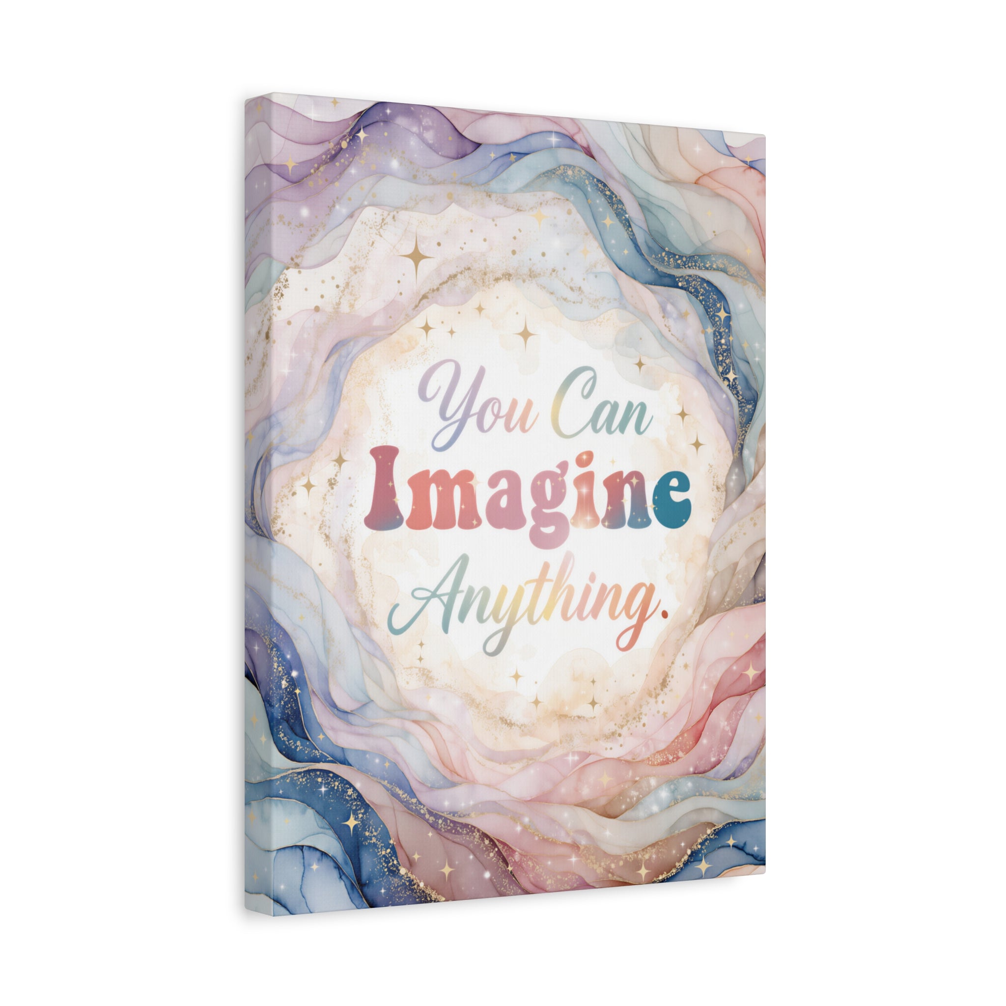 You Can Imagine Anything Inspirational Wall Art Print