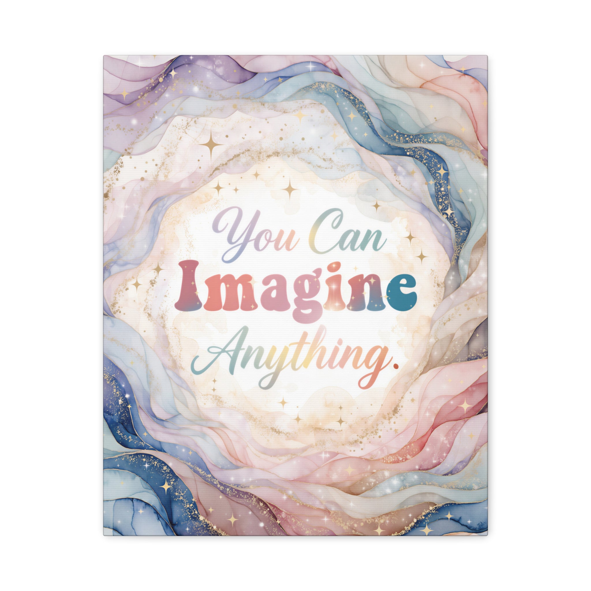 You Can Imagine Anything Inspirational Wall Art Print