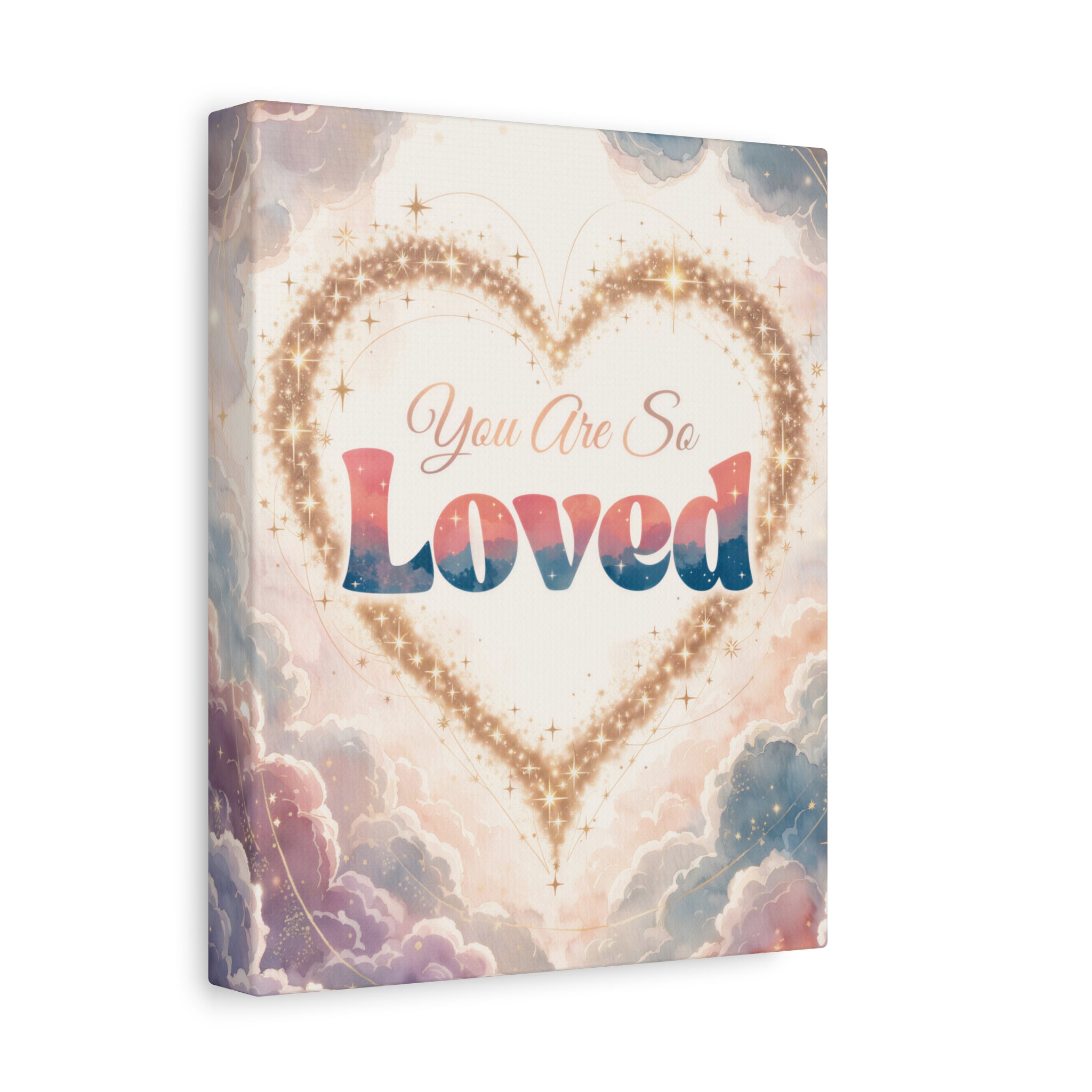 You Are So Loved Inspirational Wall Art Print