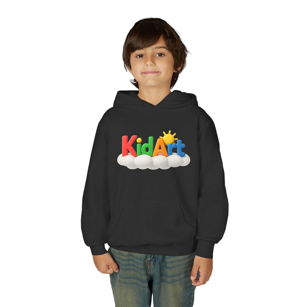 KidArt Official "Star Artist" Youth Hoodie | Colorful Paint Splatter Pullover