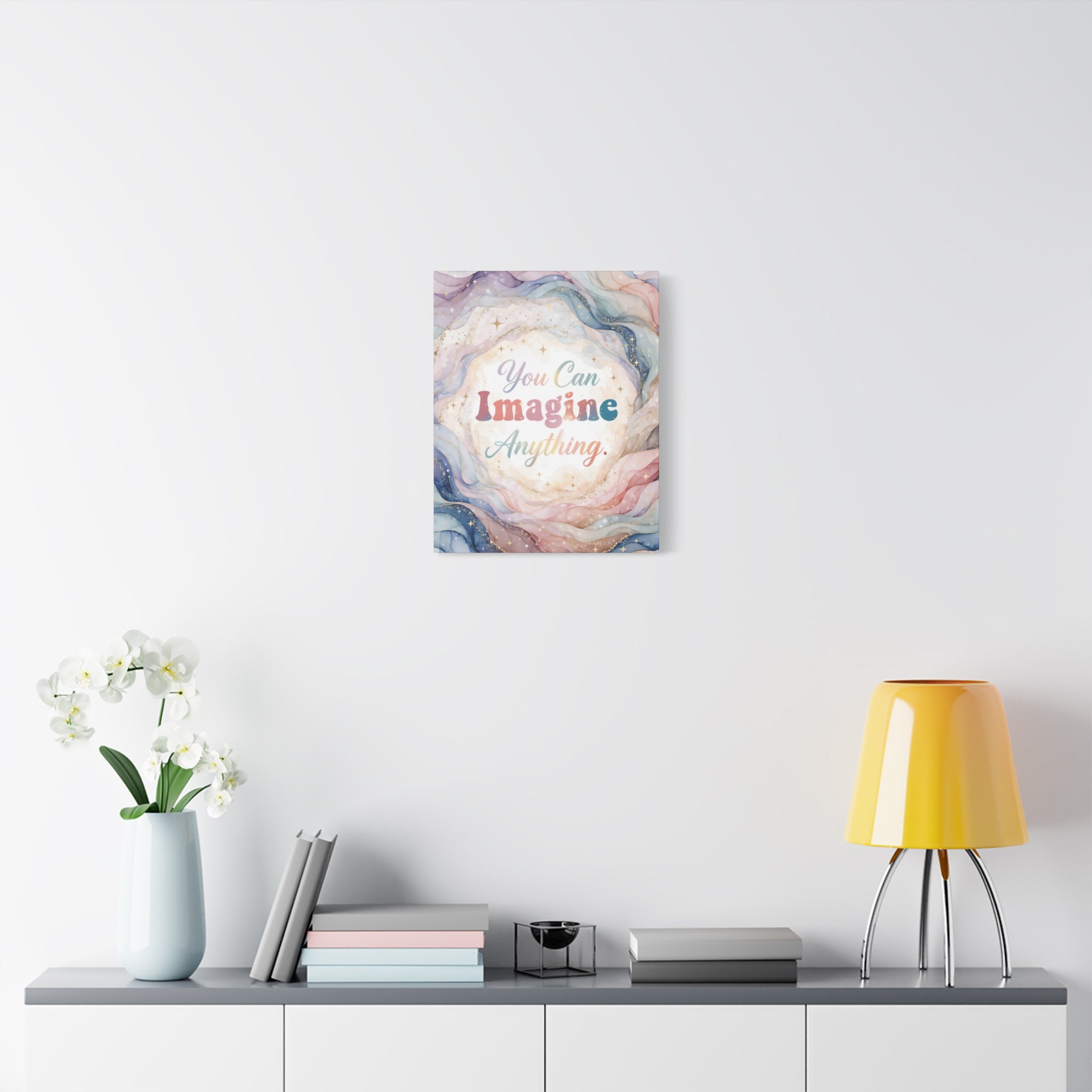 You Can Imagine Anything Inspirational Wall Art Print
