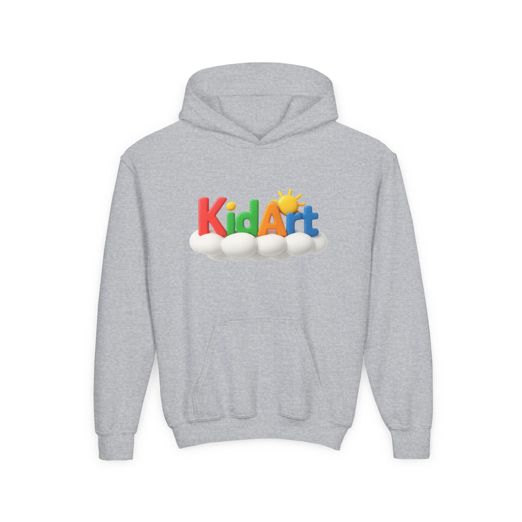 KidArt Official "Star Artist" Youth Hoodie | Colorful Paint Splatter Pullover