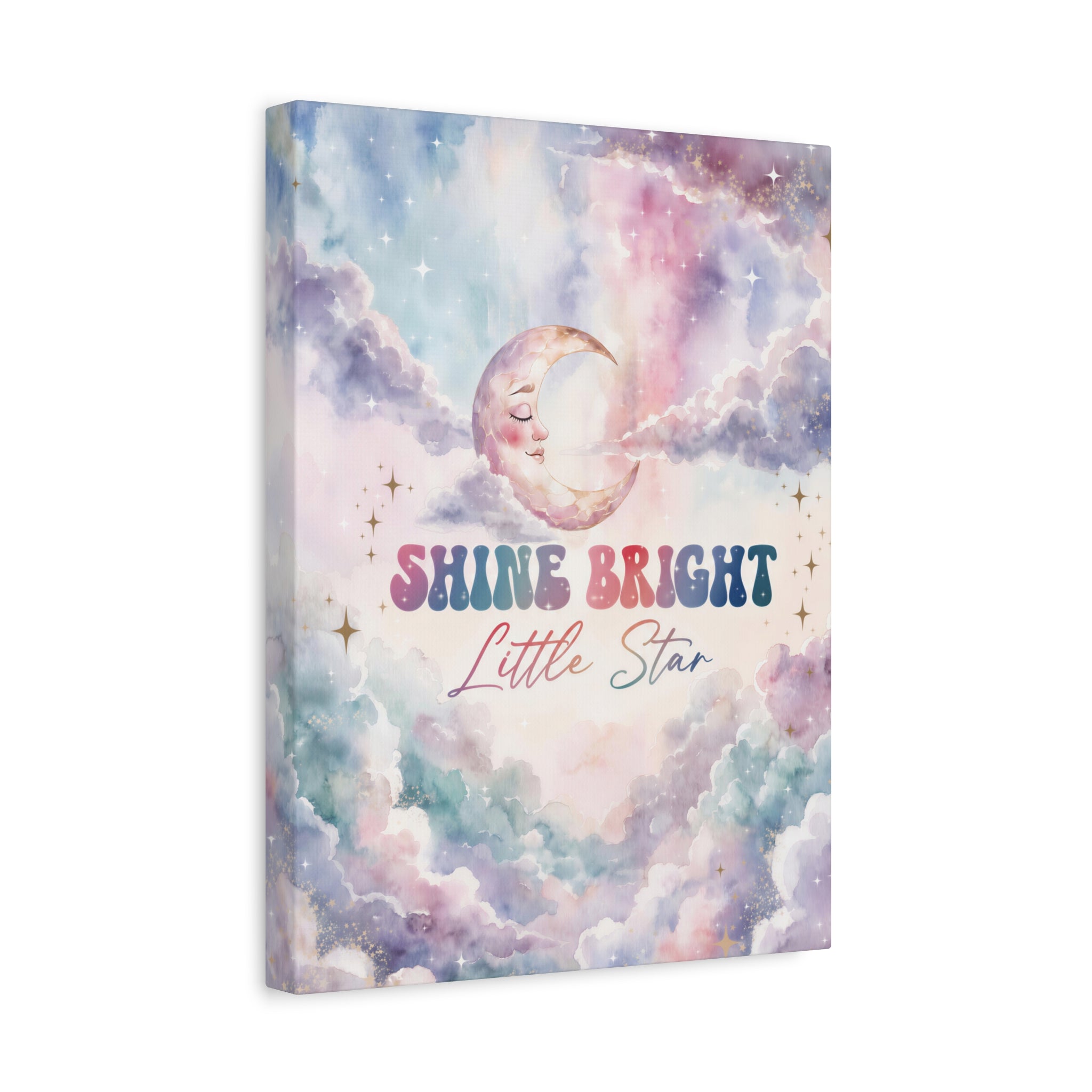 Shine Bright Little Star Inspirational Wall Art Print