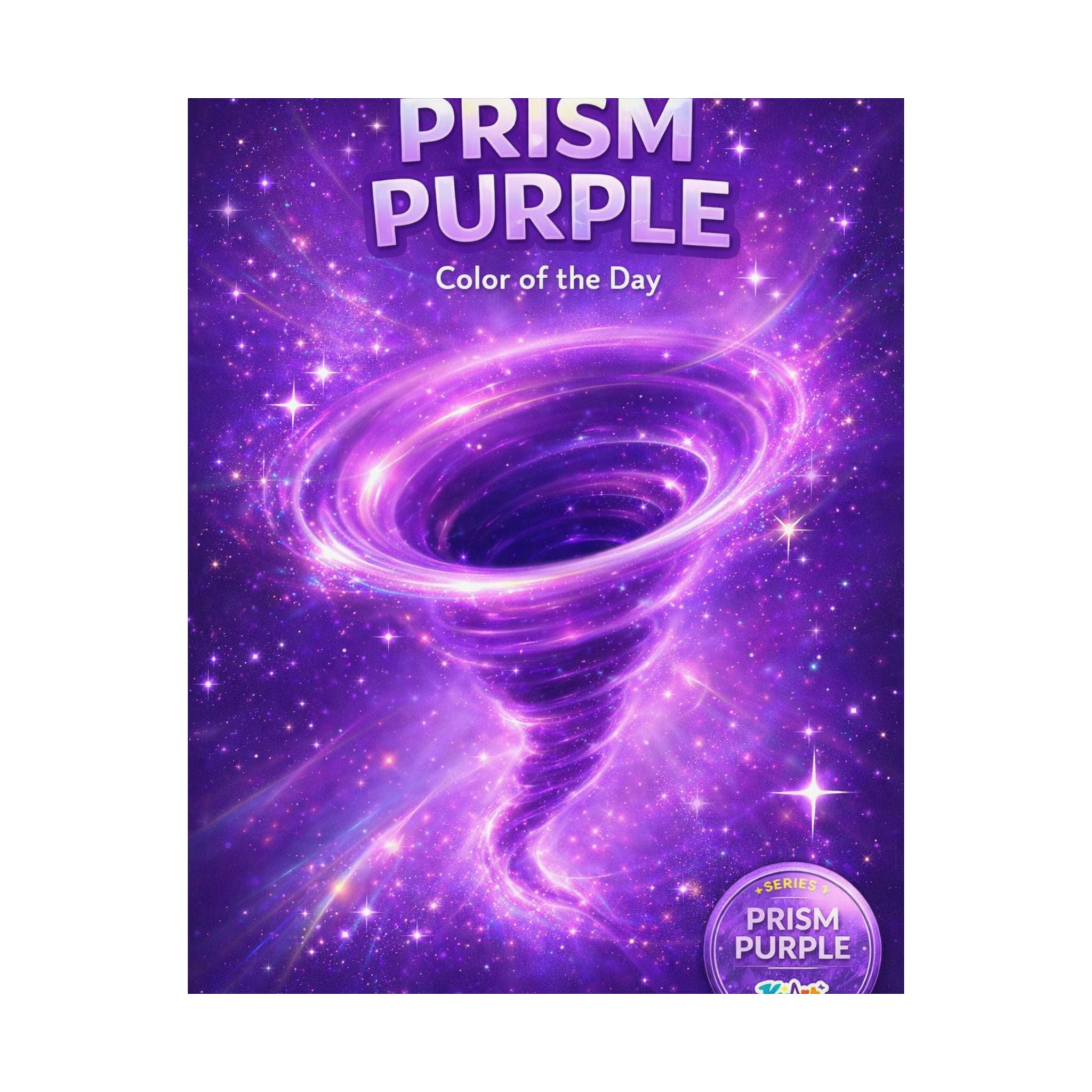 Prism Purple “Color of the Day” Poster | KidArt Series 1 (003/021)