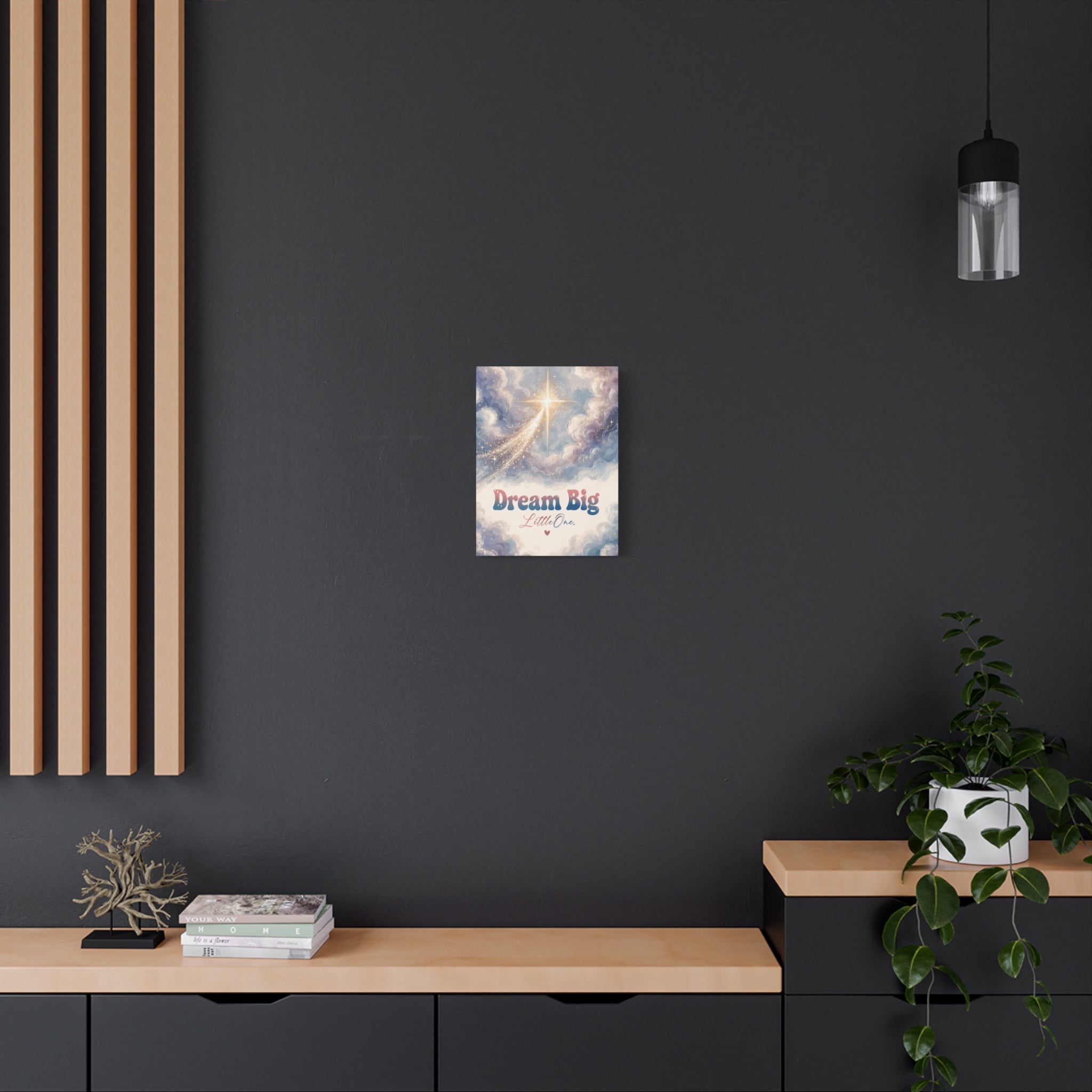 Dream Big Little One Inspirational Wall Art Print
